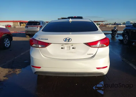 2014 Hyundai Elantra Limited z USA, uszkodzony, nr VIN 5NPDH4AE1EH485741